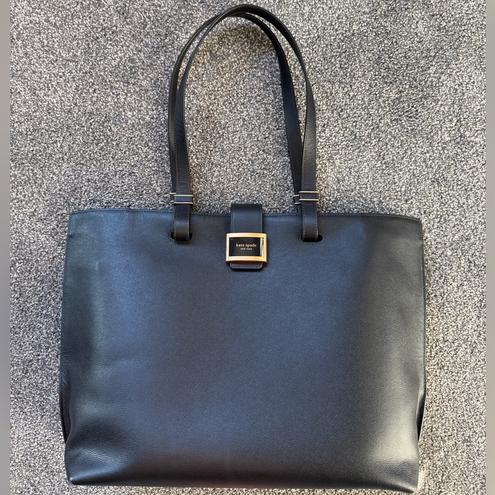 Kate Spade Black Leather Shoulder Bag